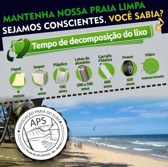 APS comemora o Dia Mundial da Limpeza em Rios e Praias