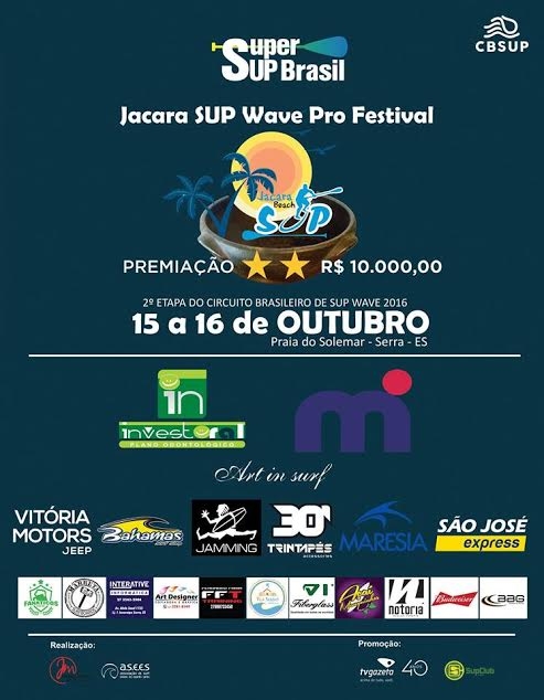 Jacara Beach SUP Wave Pro Festival 2016