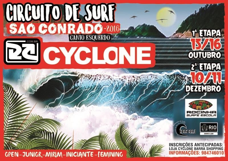 São Conrado recebe Circuito de Surf