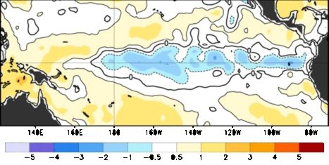 La Niña Voltando ao Oceano Pacífico