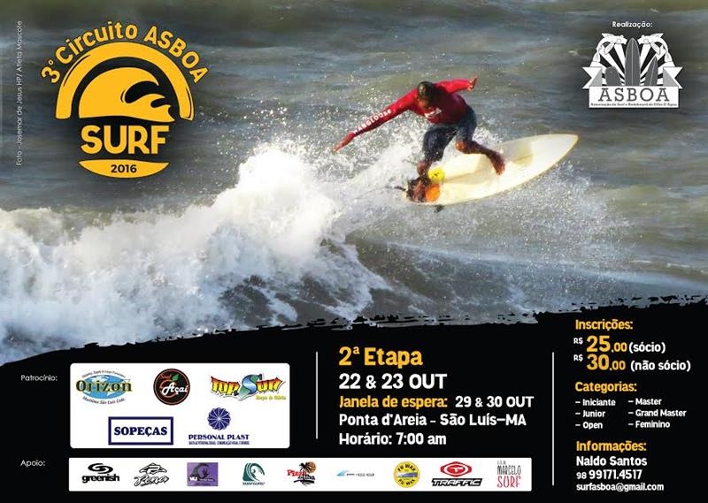 Vem aí a 2ª etapa do Circuito de Surf Maranhense 2016