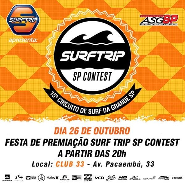 Festa premia campeões do Surf Trip SP Contest