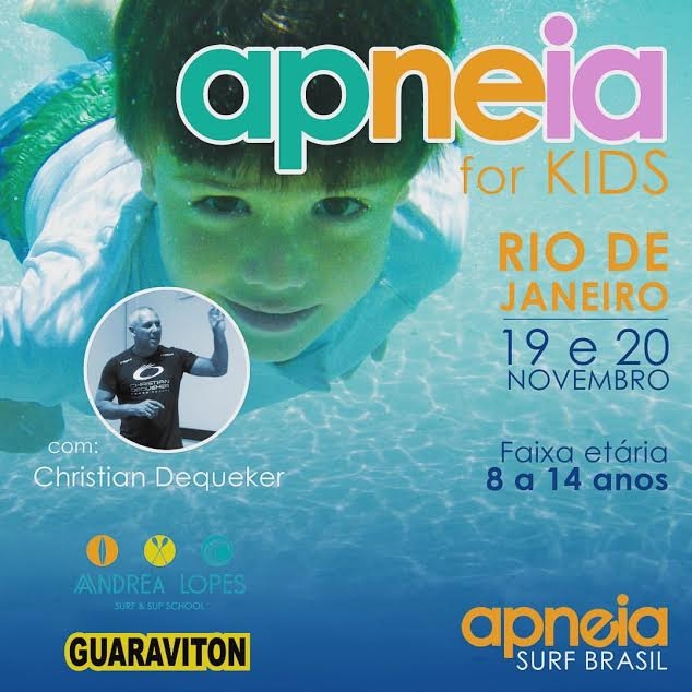 Apneia for Kids com Christian Dequeker no Rio