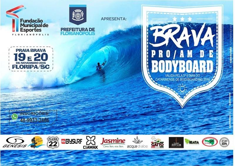 Catarinense de Bodyboard confirmado na Brava de Floripa