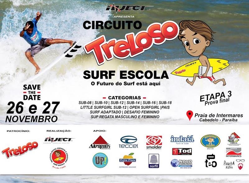 Etapa decisiva do Treloso Surf Escola 2016 define Campeões