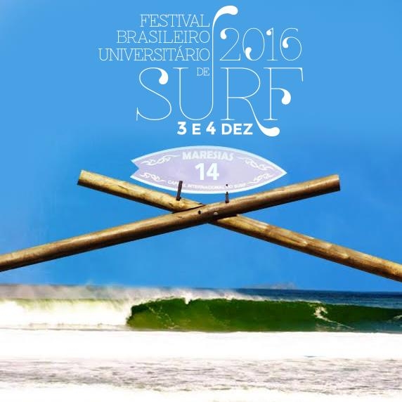 Festival Brasileiro Universitário de Surf neste fim de semana