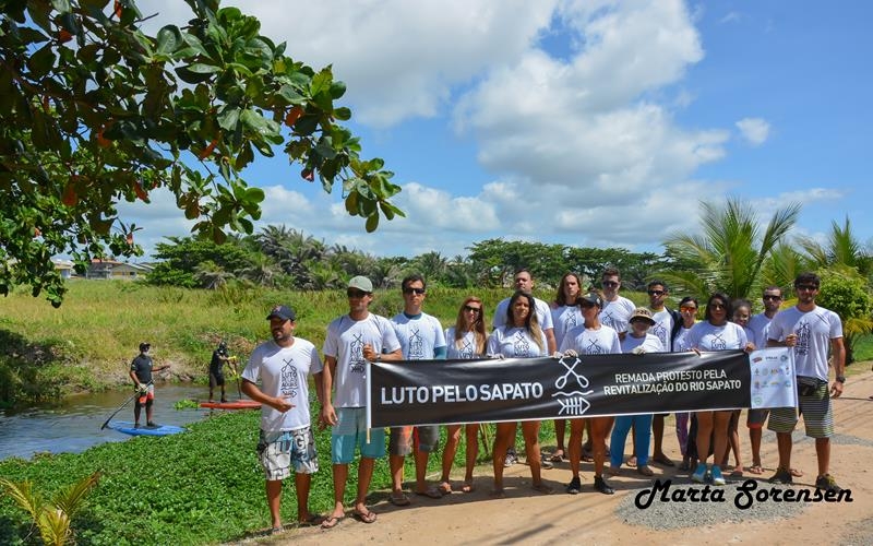 REMADA PROTESTO PELA REVITALIZAÇÃO DO RIO SAPATO