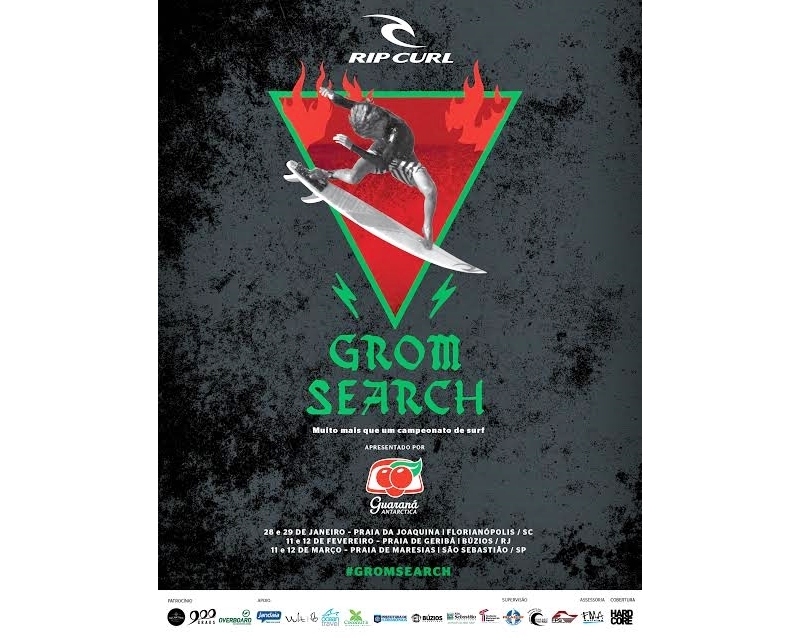 Rip Curl Grom Search 2017 abre inscrições na próxima segunda-feira