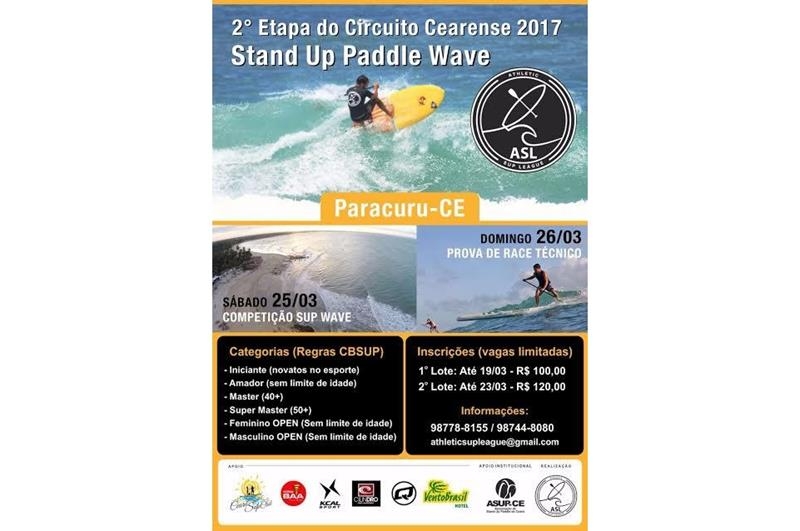 2ª etapa do Circuito Cearense de SUP 2017 em Paracuru 