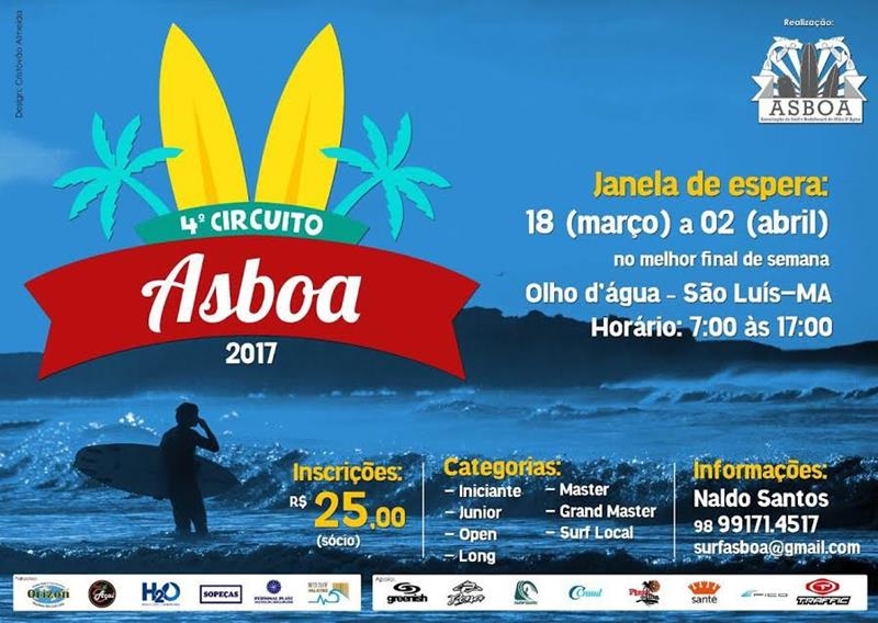 Surfistas treinam duro para a 1ª etapa do 4° Circuito ASBOA