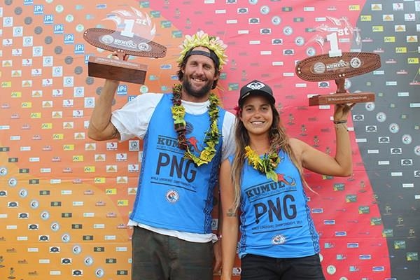 Chloe Calmon e Taylor Jensen vencem mundial de Long em Tupira