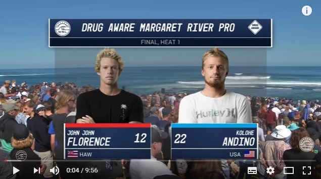 John Florence Vence o Margaret River Pro