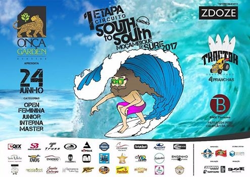  Vem ai 3º etapa do Circuito South To South Moçambique Surf