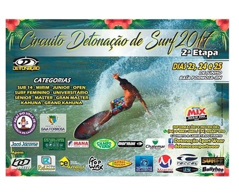 Segunda etapa do Circuito Detonação de Surf 2017