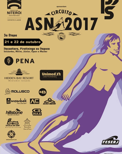 A 3a etapa do circuito ASN 2017 acontecerá nos dias 21 e 22 de outubro