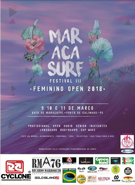 Maraca Surf Festival Feminino Open 2018