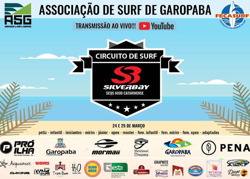 3ª edição do Circuito Silverbay Garopabense de Surf 2018