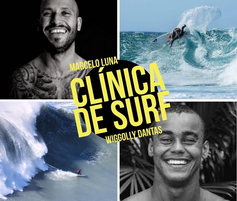 Clínica de surf Wiggolly Dantas e Marcelo Luna