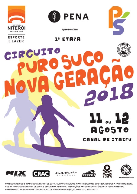 INSCRIÇÕES ABERTAS PARA O CIRCUITO ASN PURO SUCO NOVA GERAÇÃO 2018