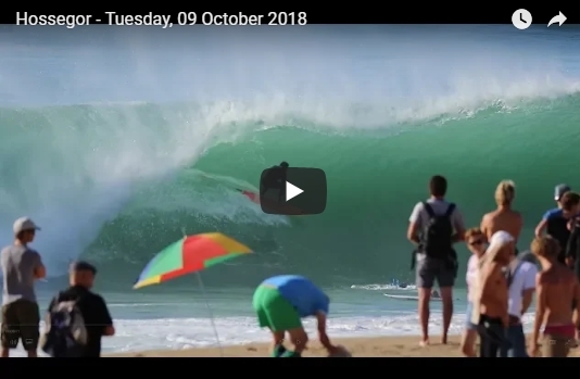 Free Surf durante o Quik Pro em Hossegor