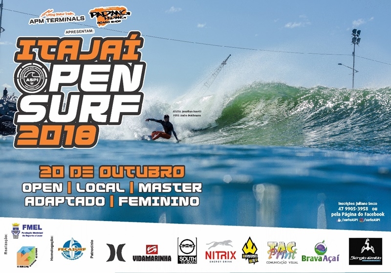 Itajaí Open rola na praia Brava neste sábado