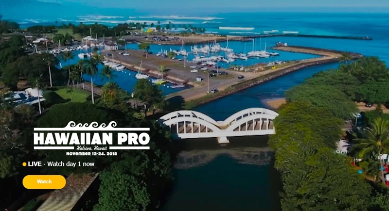 1º dia do Hawaiian Pro Haleiwa 2018