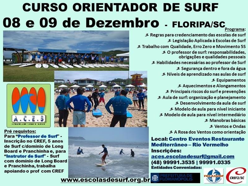 II Curso de Capacitação para Orientador de Surf em Floripa