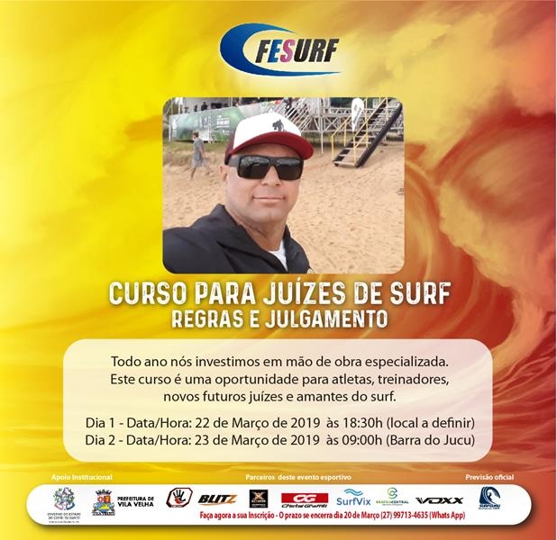 Curso FESURF de Formação e Reciclagem de Árbitros 2019