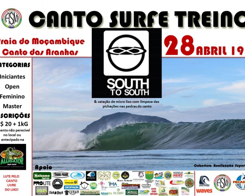 Surfe Treino seleciona atletas no Canto das Aranhas