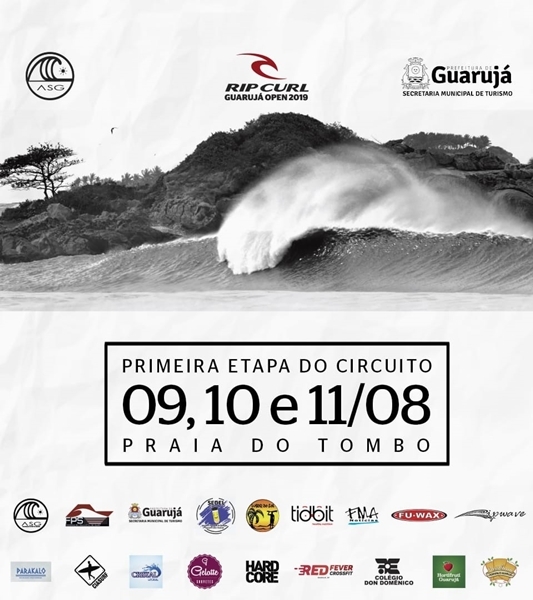 Guarujá Open de Surf começa amanhã na Praia de Pitangueiras