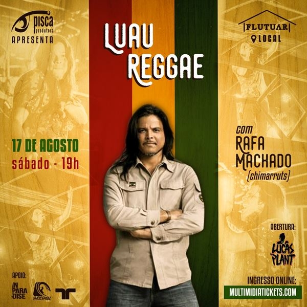 Lual reggae em Floripa agita o final de semana