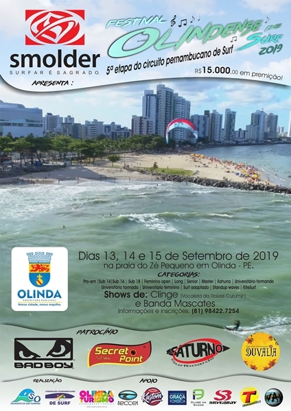 Pernambucano de Surf 2019 chega a Olinda