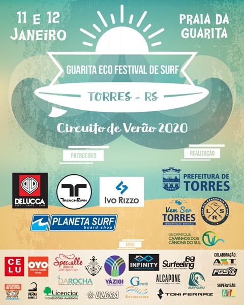 Guarita Eco Festival de Surf 2020 agita Torres