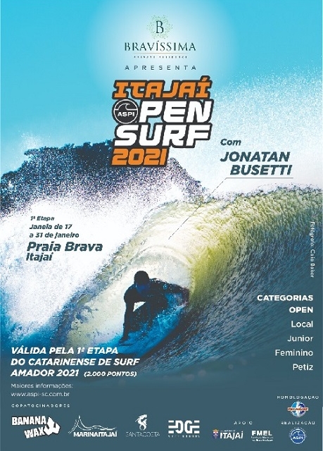 cartaz itajai open de surf