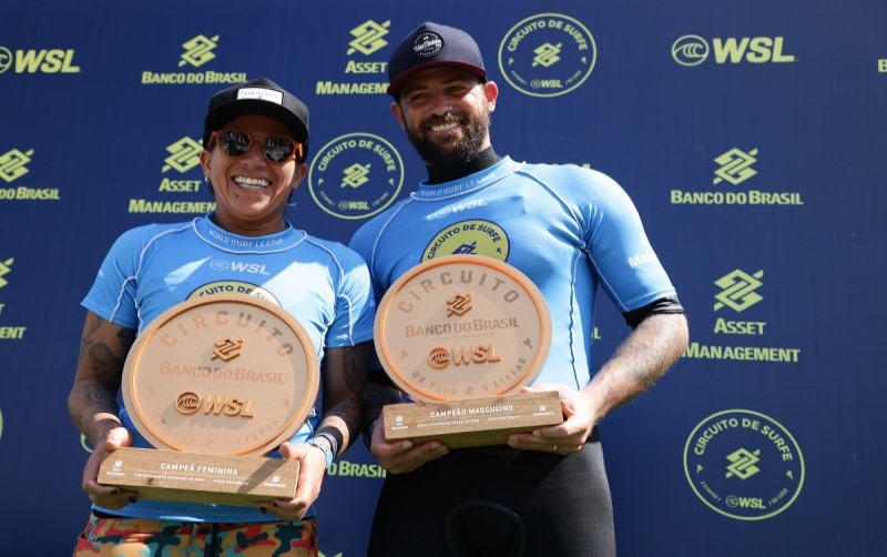 Silvana Lima e Alejo Muniz vencem a última etapa do Circuito Banco do Brasil de Surfe em Ubatuba