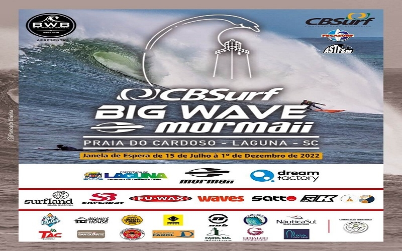 AMPLIAÇÃO DA JANELA DE ESPERA DO CBSURF BIG WAVE MORMAII 2022!