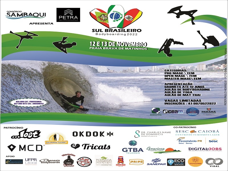 Matinhos recebe etapa do Sul Brasileiro de Bodyboarding - Competições -  Comunidade - Surfguru
