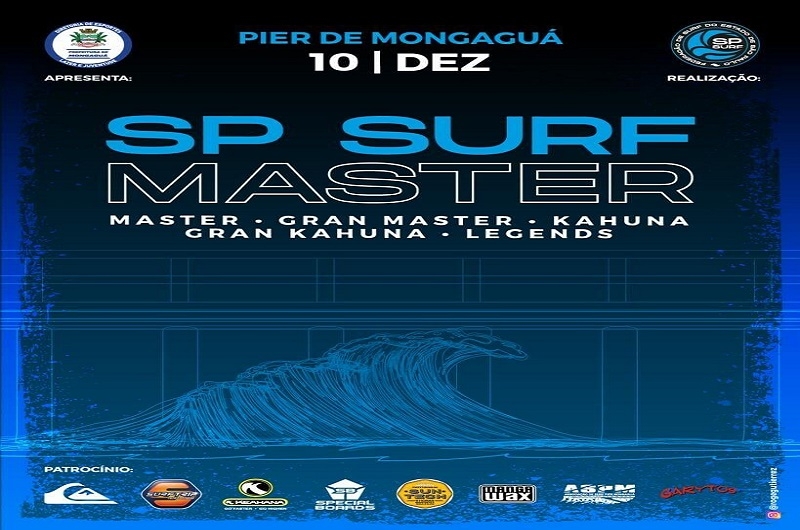 Federação de Surf do Estado de São Paulo abre inscrição para o SPSurf Master 2022