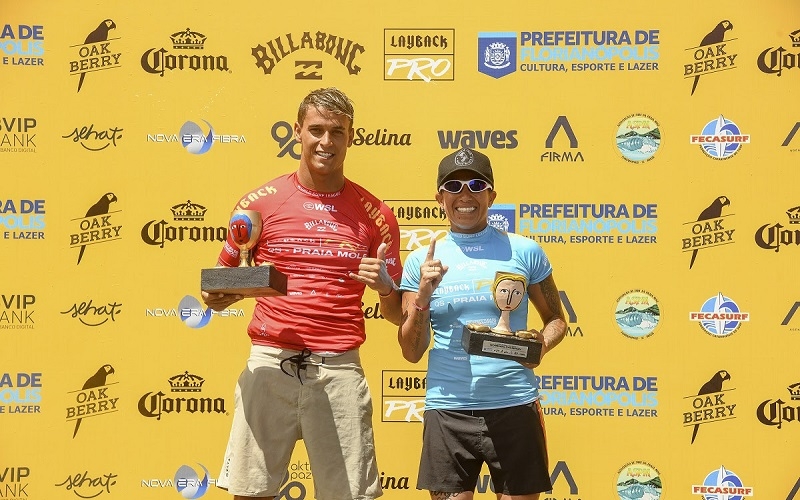 Silvana Lima e Luan Wood vencem os títulos do Billabong LayBack Pro