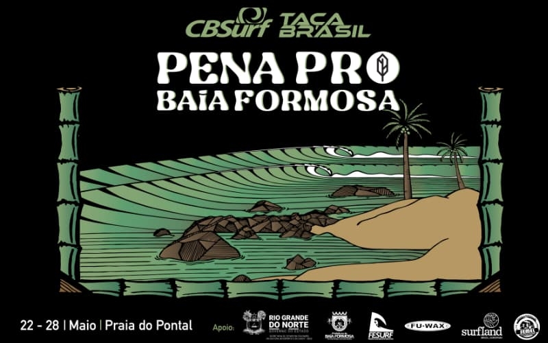 Pena promove a segunda etapa da Taça Brasil da CBsurf em Baía Formosa