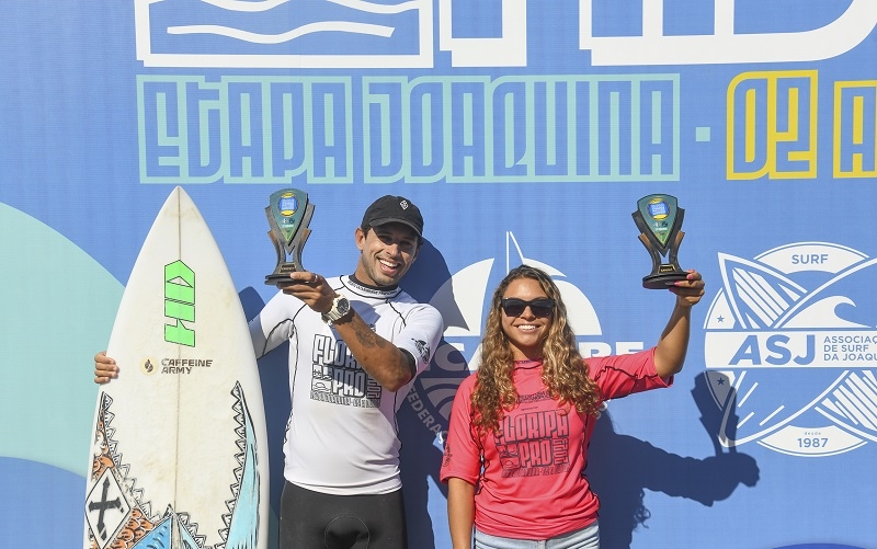 Tainá Hinckel e Alex Ribeiro vencem o Floripa Pro que abriu o Circuito Catarinense