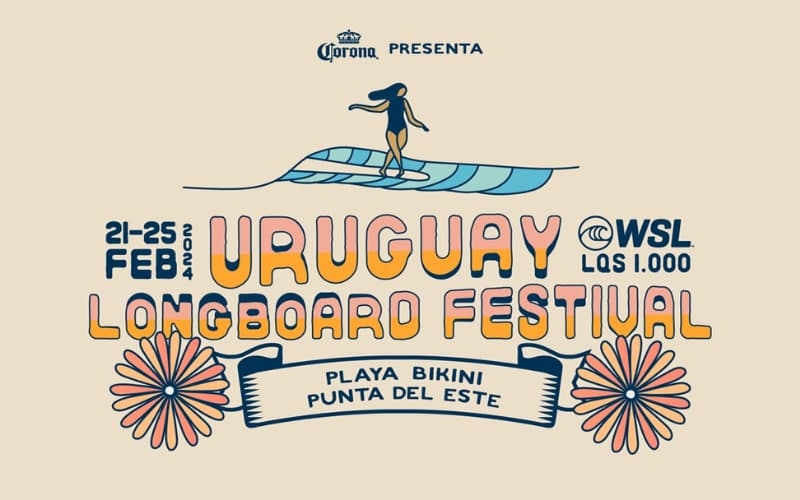 Cartaz do Uruguay Longboard Festival