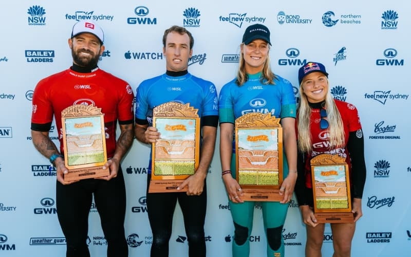 Alejo Muniz é vice-campeão e australianos vencem o GWM Sidney Surf Pro em casa