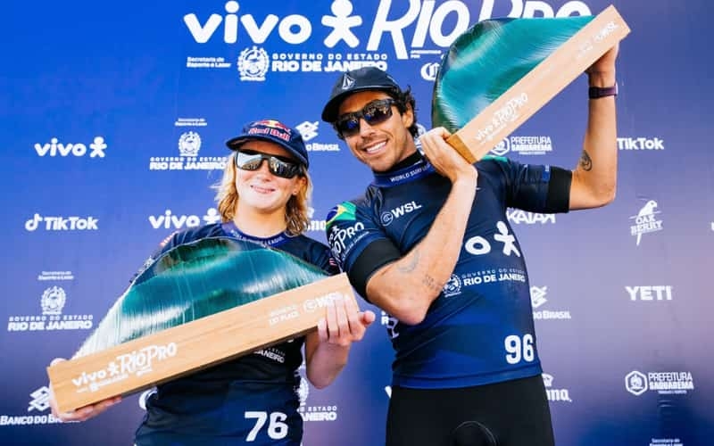 Surfistas olímpicos reforçam a seleção brasileira da WSL no Vivo Rio Pro