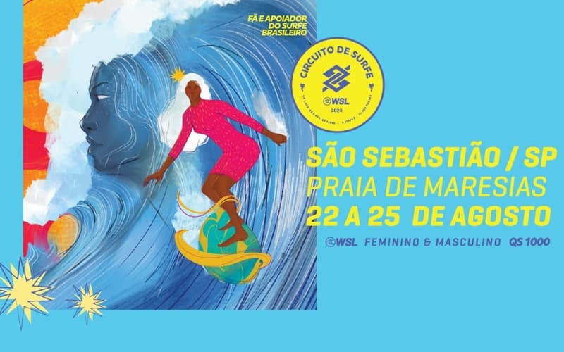 Circuito Banco do Brasil de Surfe vai escrever o 12.o capítulo da sua história em São Sebastião