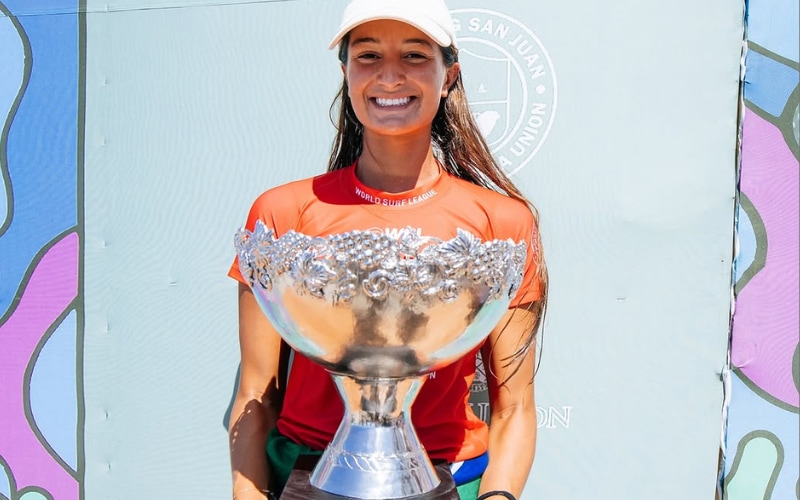 Luana Silva faz história e é a primeira brasileira campeã mundial Pro Junior nas Filipinas