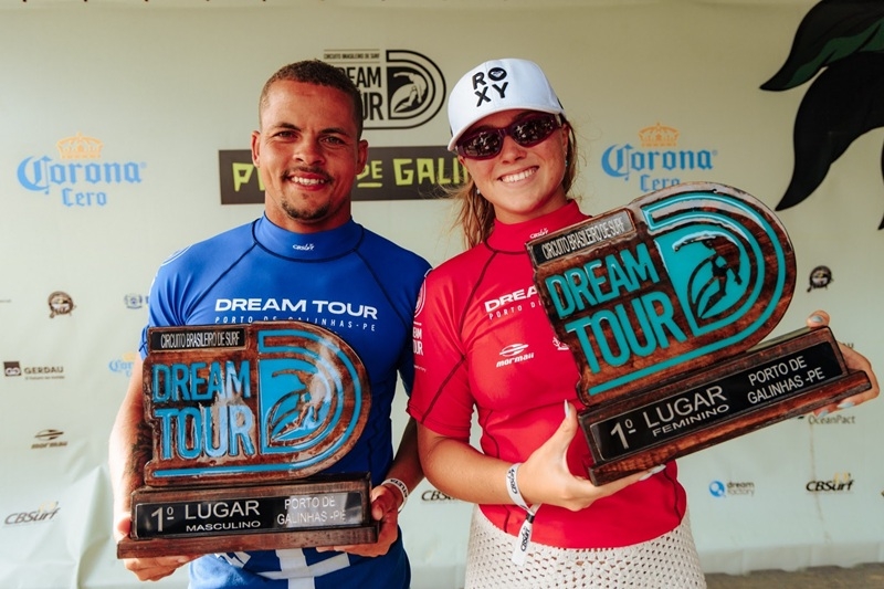 Explosão no Borete: Dodô faz História em Casa e Laura Conquista Bicampeonato do Dream Tour Porto de Galinhas