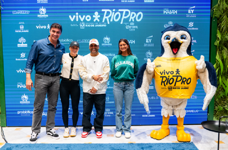 Coletiva de imprensa no Centro Cultural Banco do Brasil abre oficialmente o VIVO Rio Pro apresentado por Corona Cero