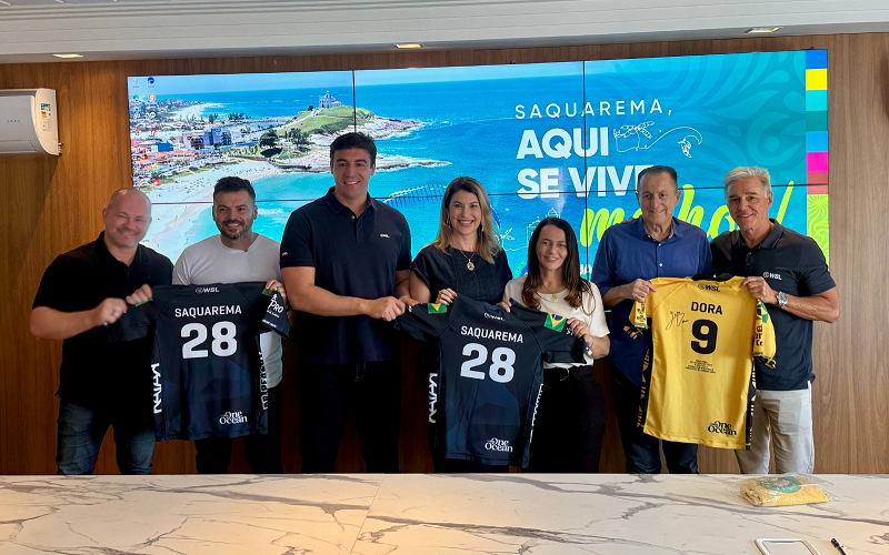 WSL renova contrato com a Prefeitura de Saquarema e garante maior etapa de surfe do mundo no Brasil por mais três anos
