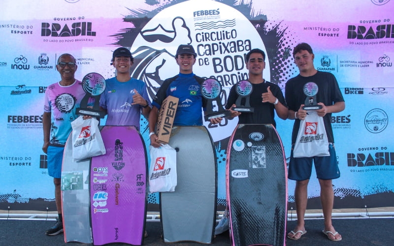 Maíra e Castelan brilham e vencem na abertura do Estadual de Bodyboarding em Guarapari 2025